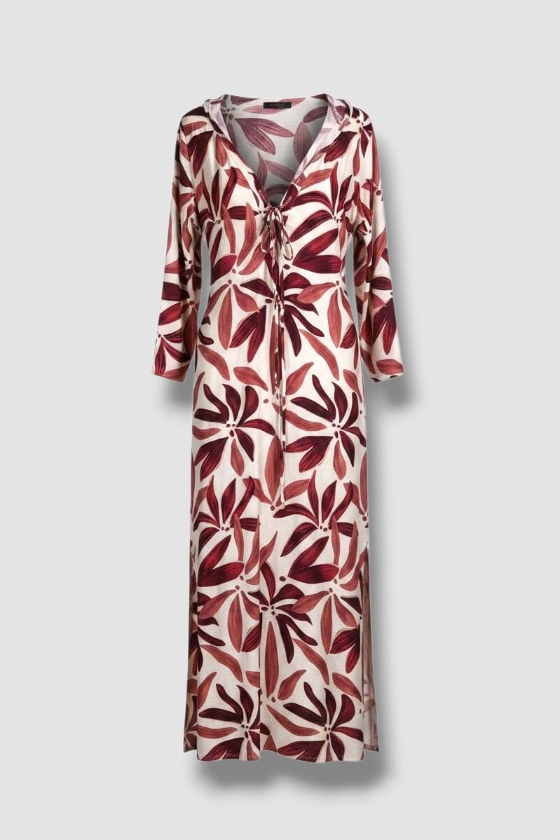 Vestido Amapola Rojo y Blanco