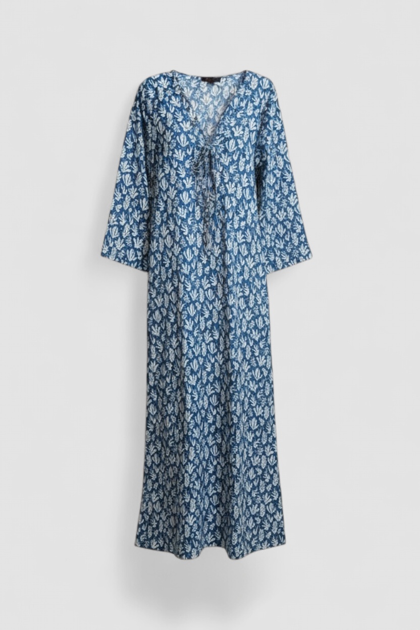 Vestido Amapola cotton azul celeste