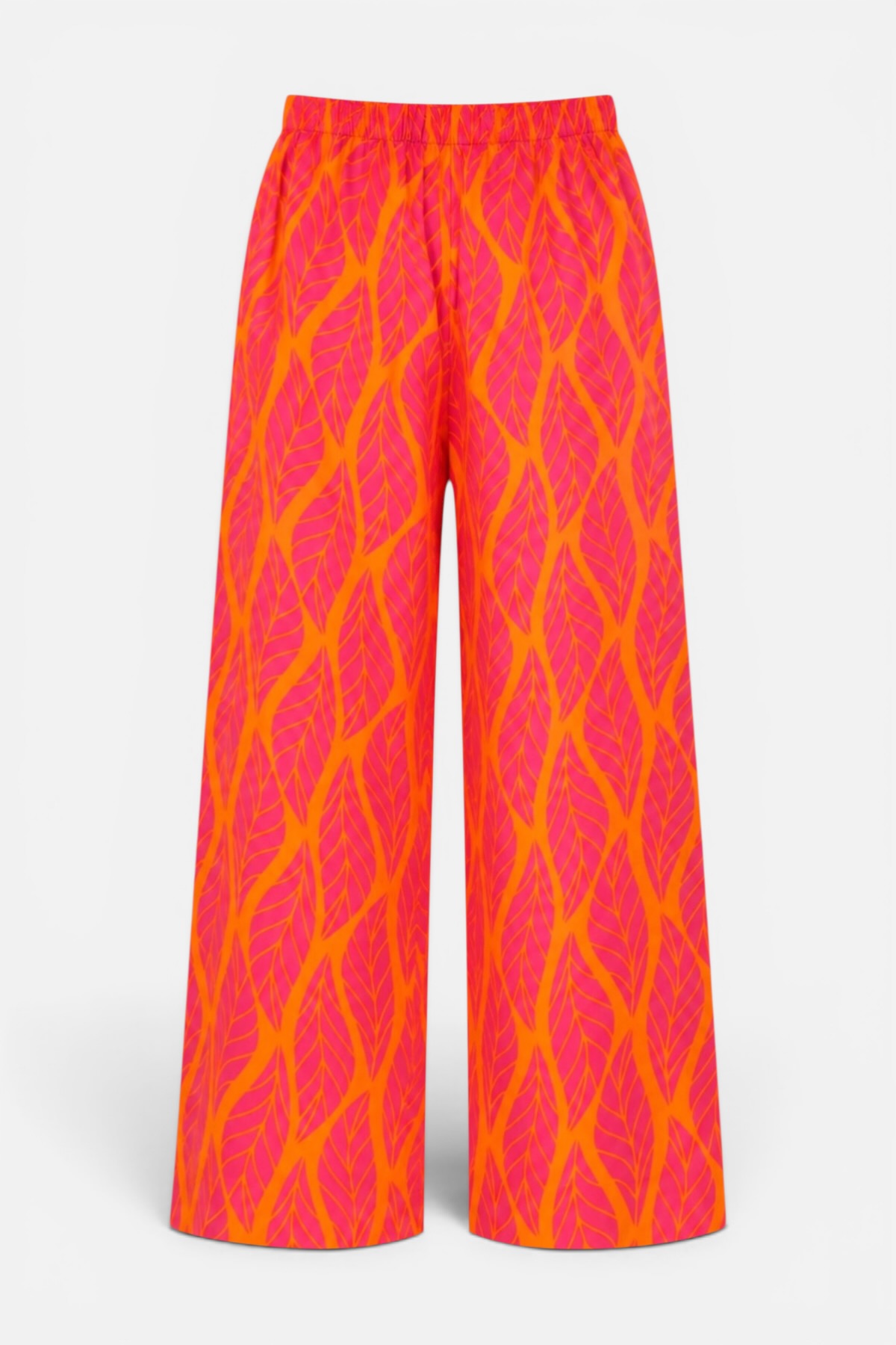 Pantalón fluido neón rosa
