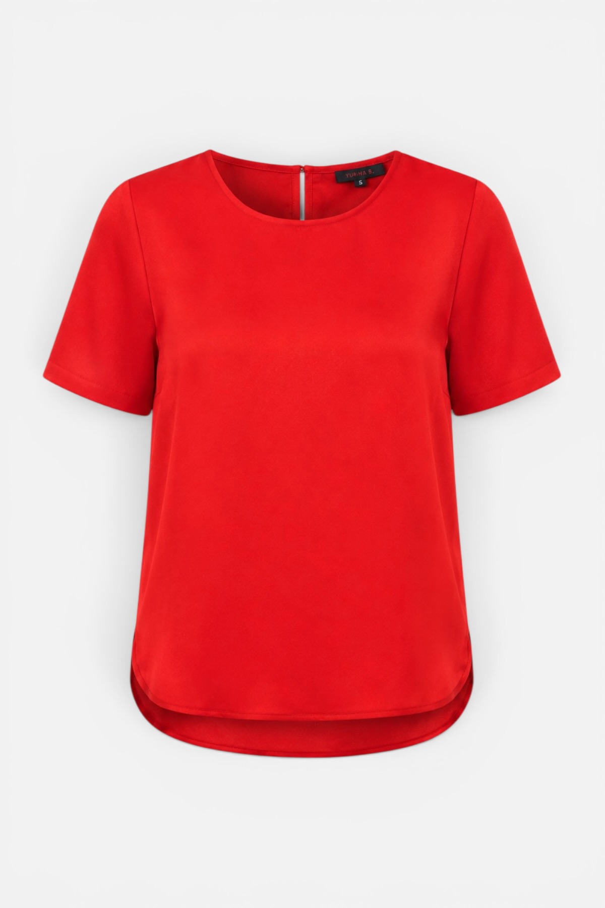 Top Audrey rojo carmesí