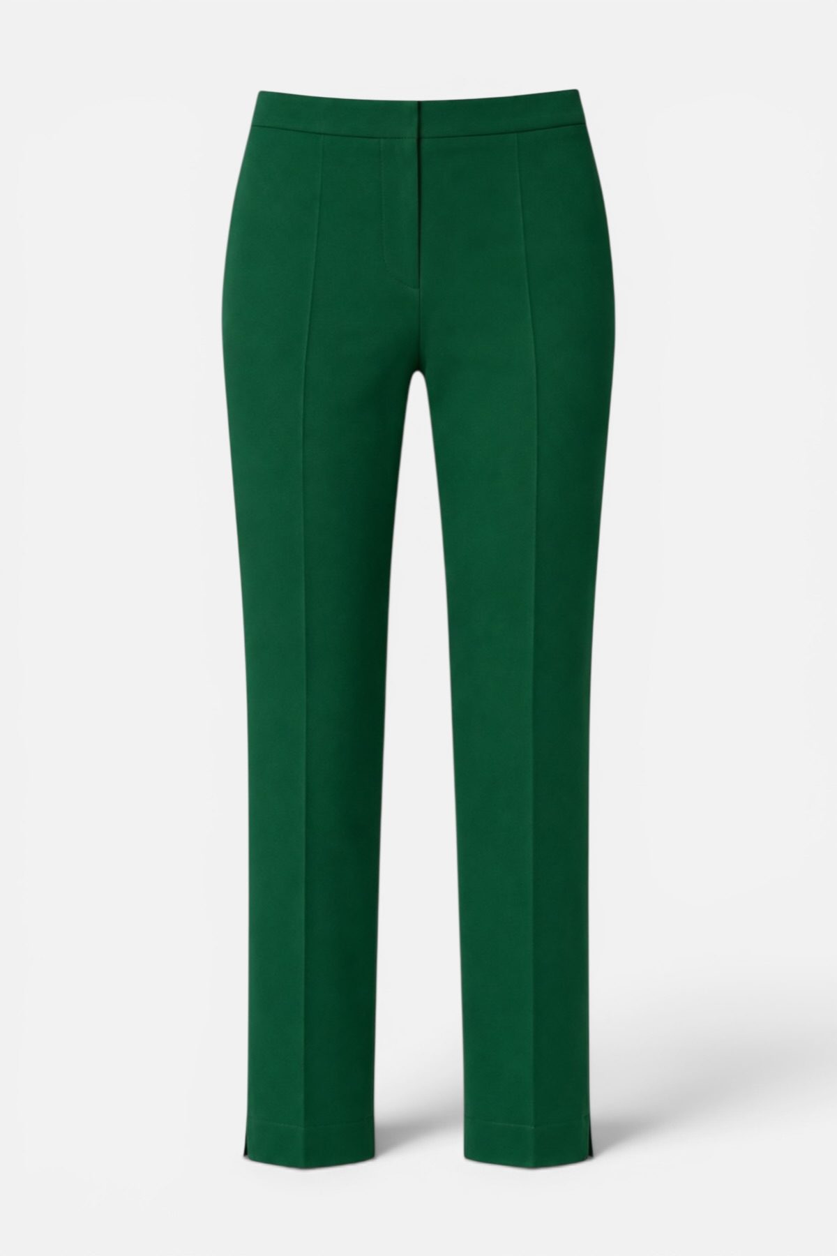 Pantalón punto Roma verde esmeralda