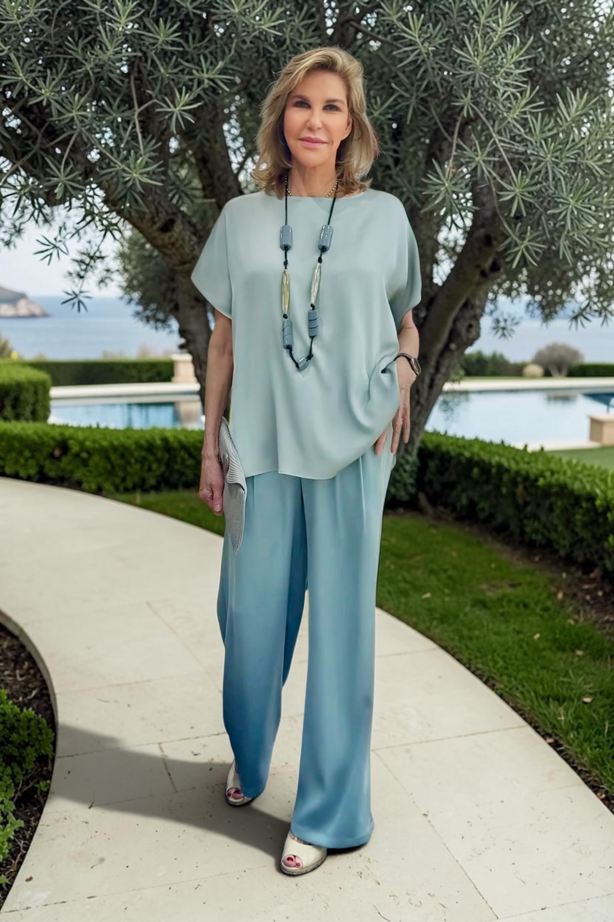Total look Tokio Celeste
